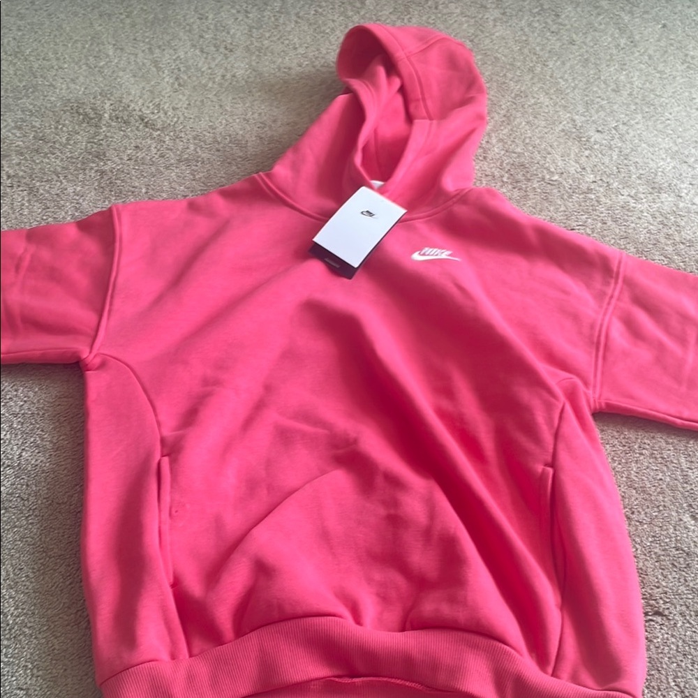 Nike Vibrant Pink Pullover Hoodie